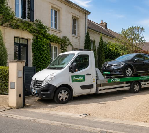 Voiture Europcar livrée à domicile